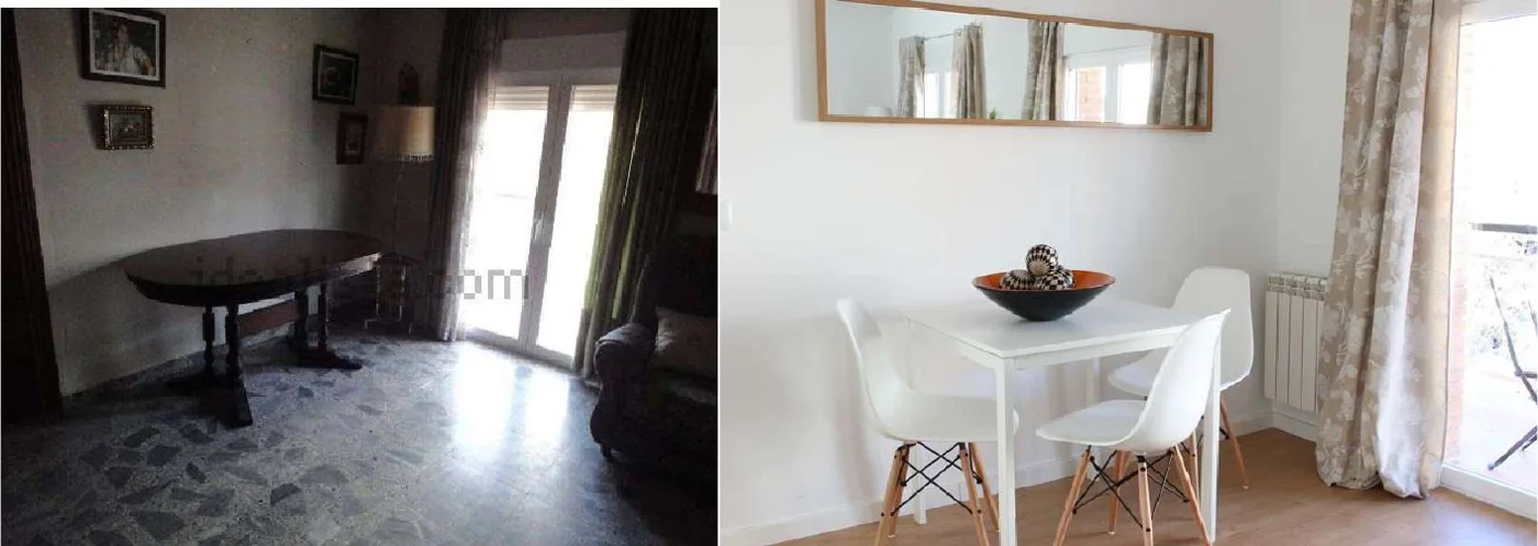 Cocina y baño renovados en Madrid — antes y después